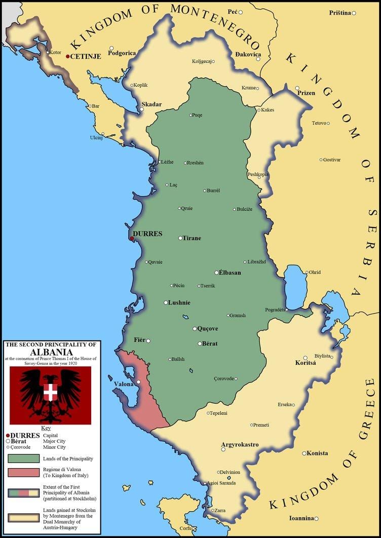 karte durresa Albānija
