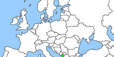Karte Albānija atrašanās vieta kartē