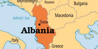 Karte Albānija