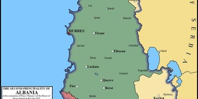 Karte durresa Albānija