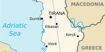 Kartes saranda Albānija