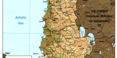 Albānijas veco karti